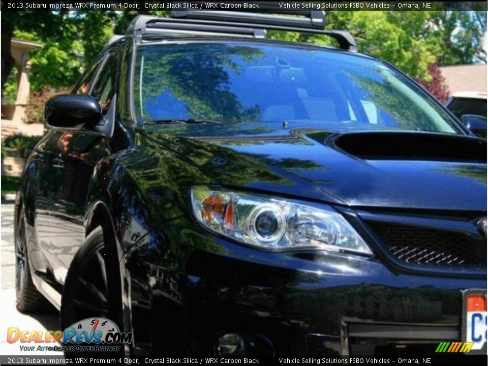 2013 Subaru Impreza WRX Premium 4 Door Crystal Black Silica / WRX Carbon Black Photo #8