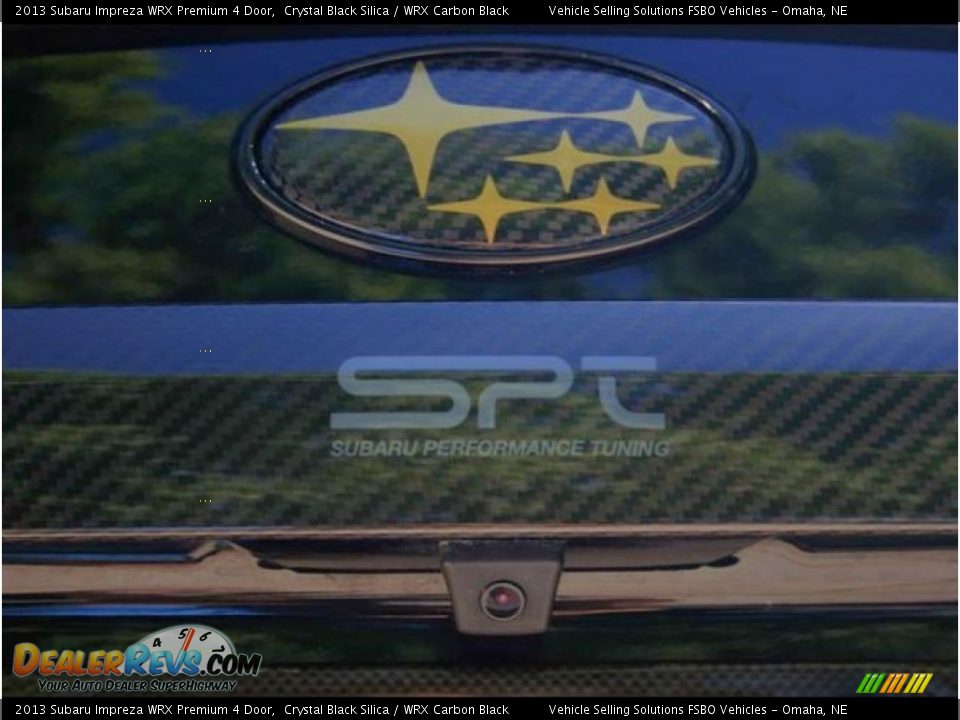 2013 Subaru Impreza WRX Premium 4 Door Crystal Black Silica / WRX Carbon Black Photo #12