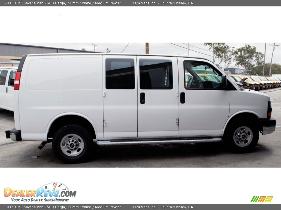 2015 GMC Savana Van 2500 Cargo Summit White / Medium Pewter Photo #3