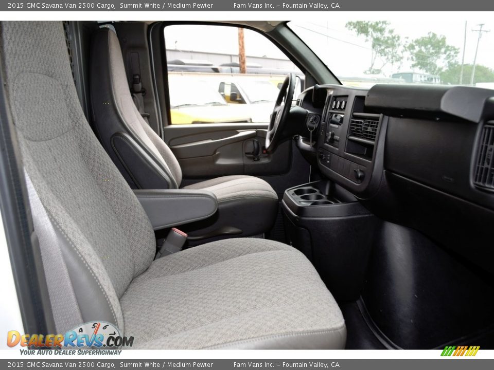 2015 GMC Savana Van 2500 Cargo Summit White / Medium Pewter Photo #5