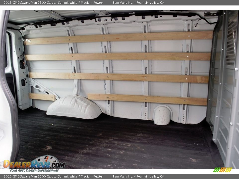2015 GMC Savana Van 2500 Cargo Summit White / Medium Pewter Photo #7