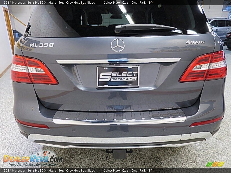 2014 Mercedes-Benz ML 350 4Matic Steel Grey Metallic / Black Photo #6