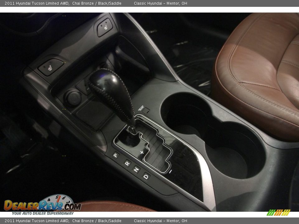 2011 Hyundai Tucson Limited AWD Chai Bronze / Black/Saddle Photo #12