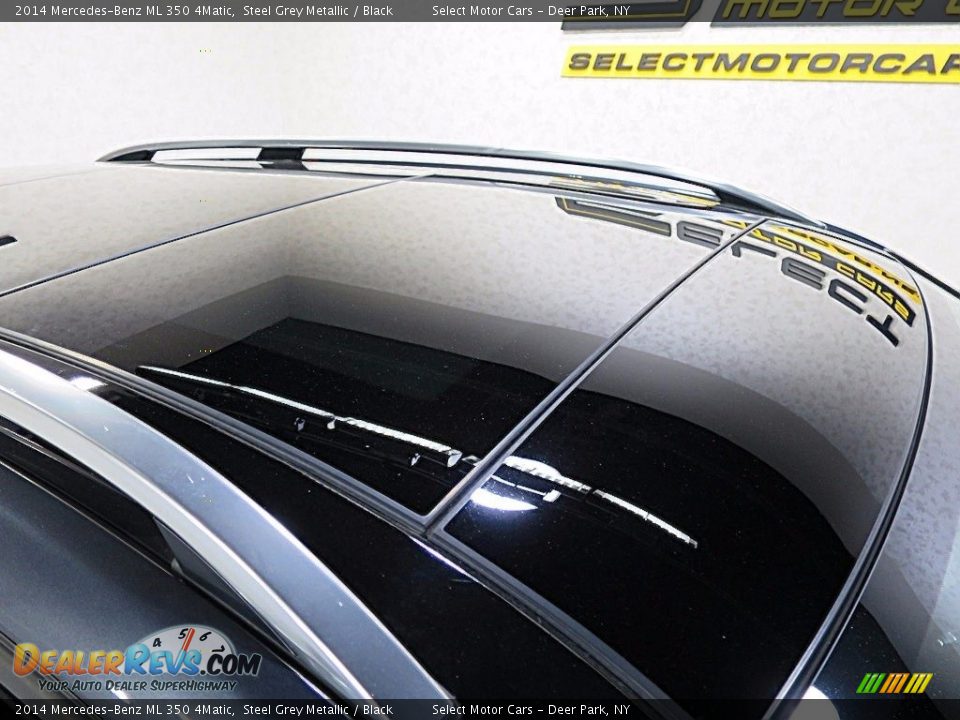 2014 Mercedes-Benz ML 350 4Matic Steel Grey Metallic / Black Photo #11