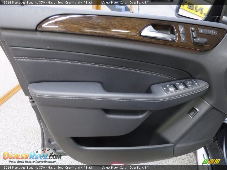 2014 Mercedes-Benz ML 350 4Matic Steel Grey Metallic / Black Photo #17