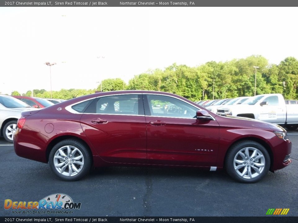2017 Chevrolet Impala LT Siren Red Tintcoat / Jet Black Photo #4