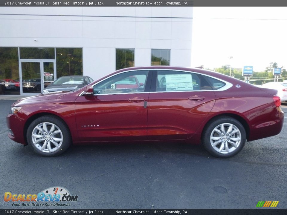 2017 Chevrolet Impala LT Siren Red Tintcoat / Jet Black Photo #9