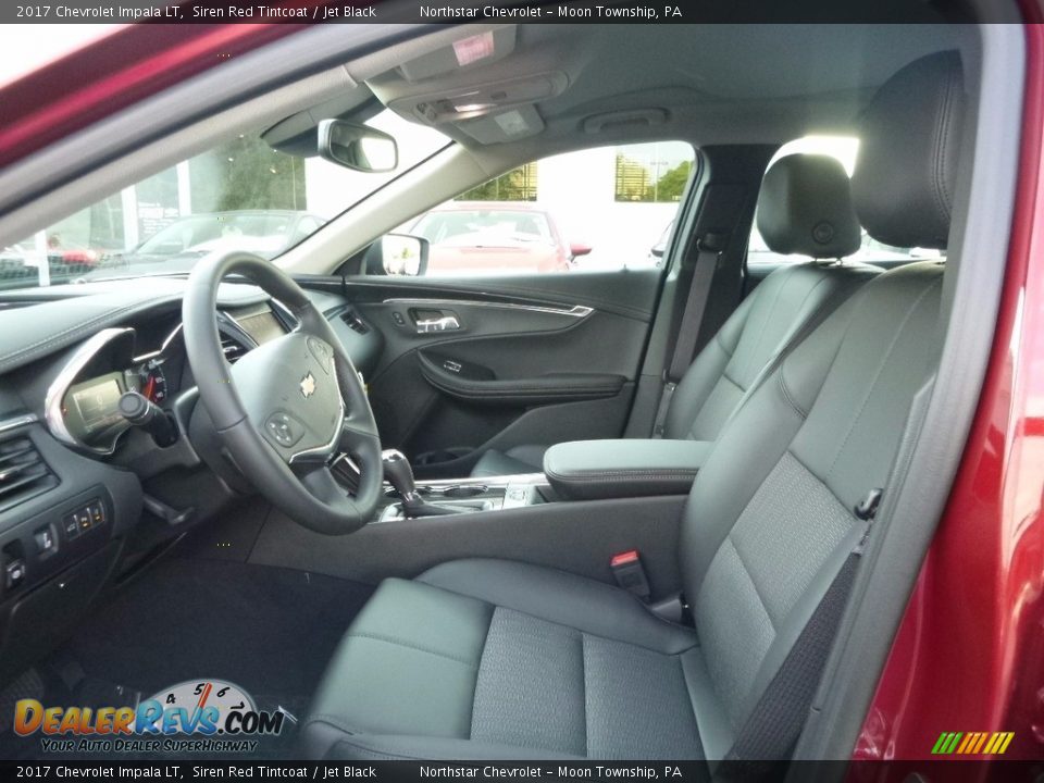 Jet Black Interior - 2017 Chevrolet Impala LT Photo #11