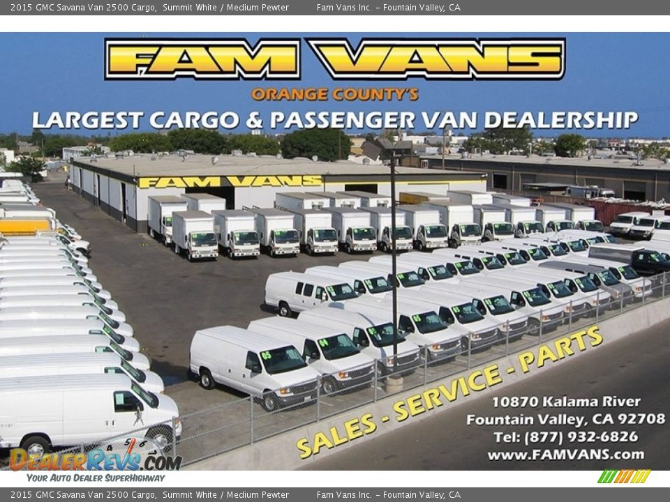 Dealer Info of 2015 GMC Savana Van 2500 Cargo Photo #21