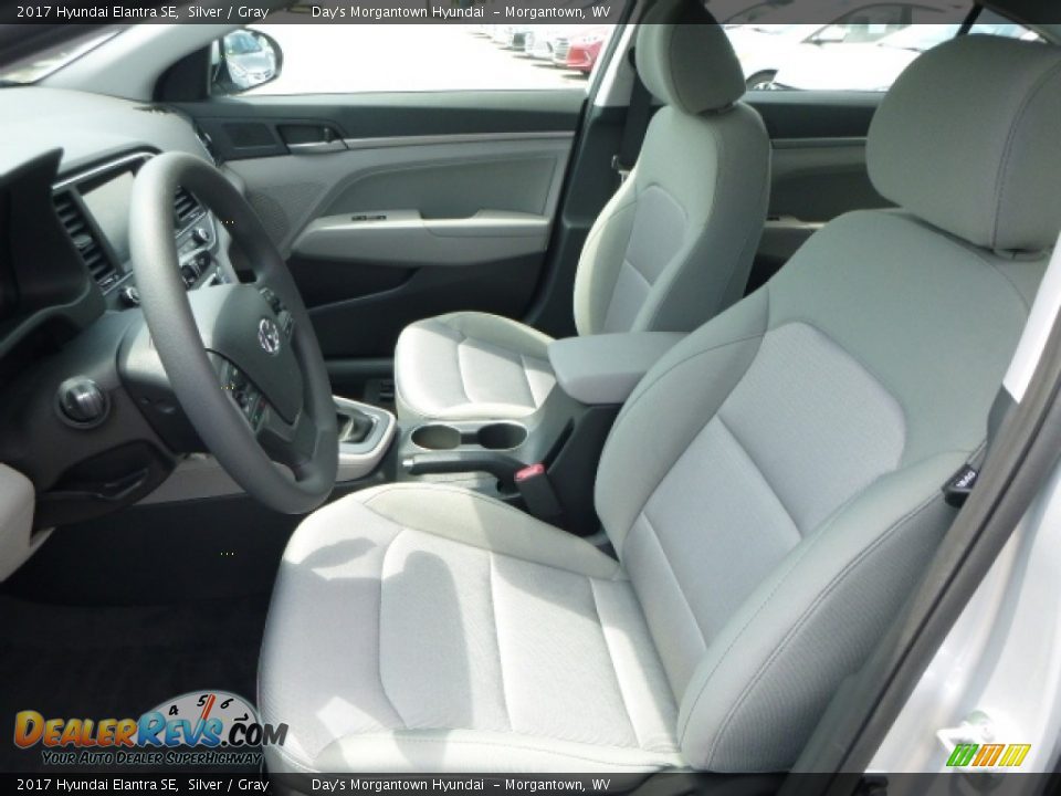 2017 Hyundai Elantra SE Silver / Gray Photo #13