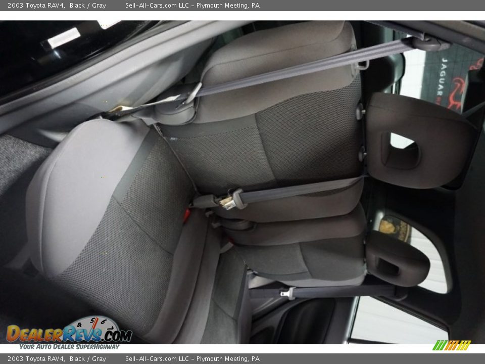 2003 Toyota RAV4 Black / Gray Photo #19