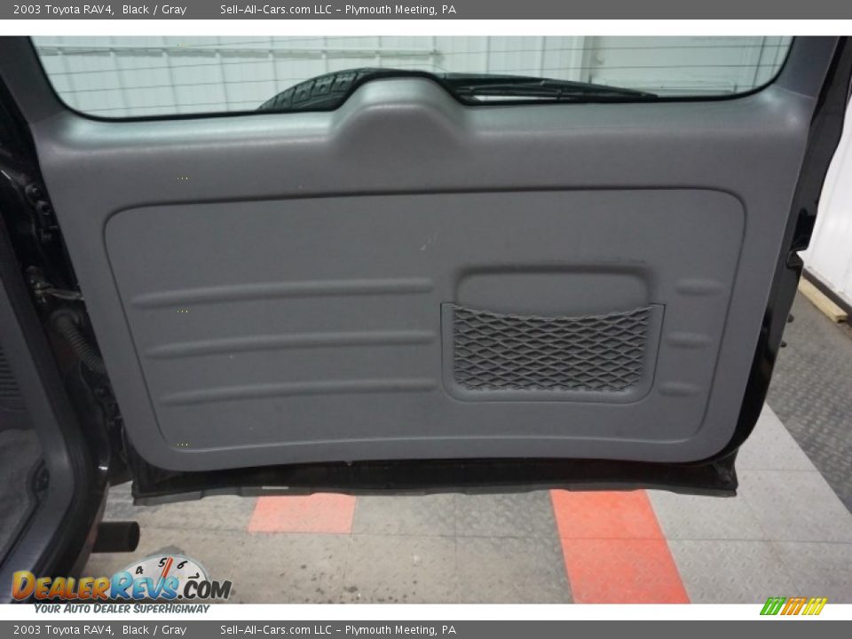 2003 Toyota RAV4 Black / Gray Photo #20
