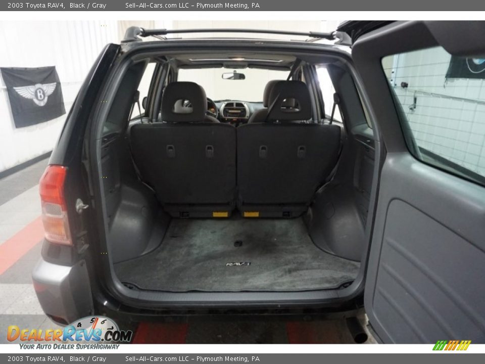 2003 Toyota RAV4 Black / Gray Photo #21