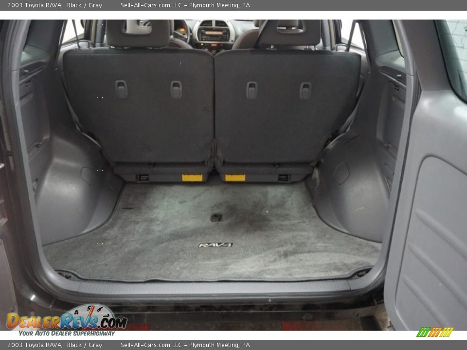 2003 Toyota RAV4 Black / Gray Photo #22