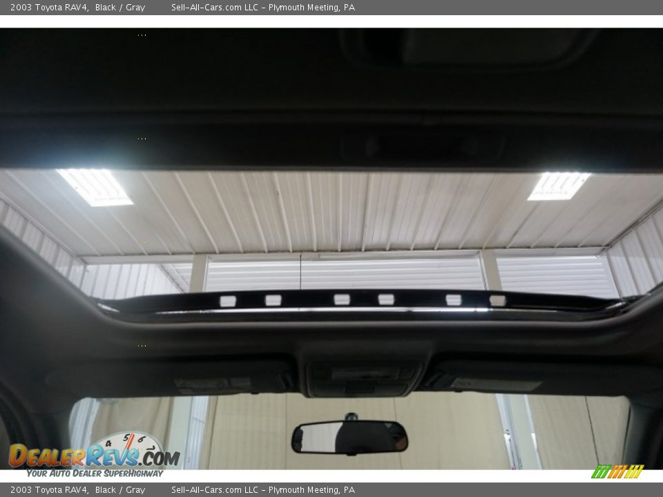 2003 Toyota RAV4 Black / Gray Photo #25