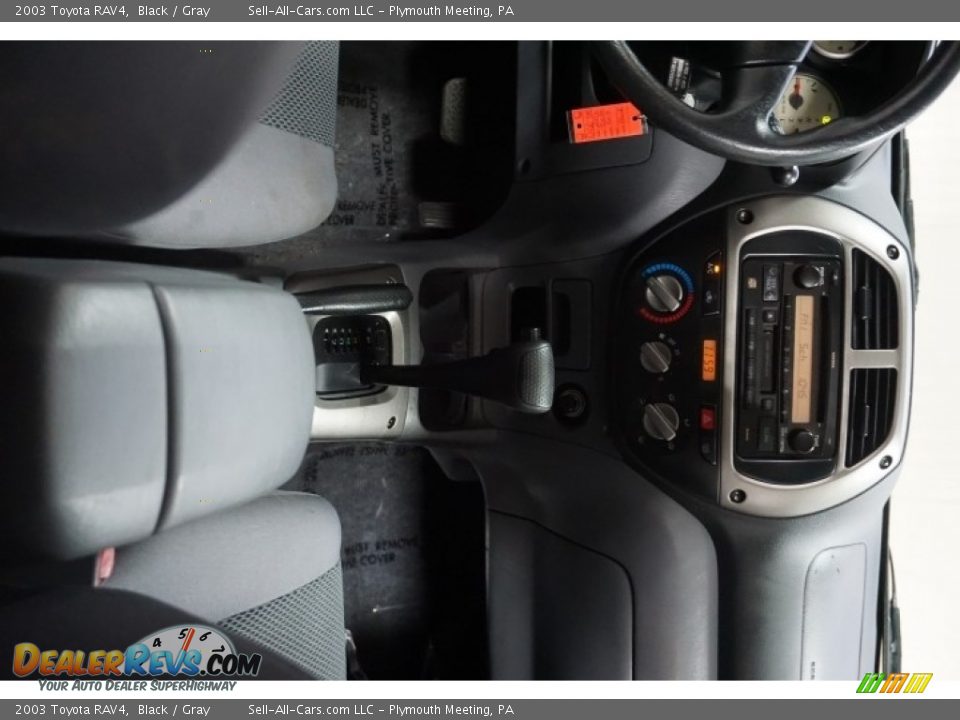 2003 Toyota RAV4 Black / Gray Photo #27