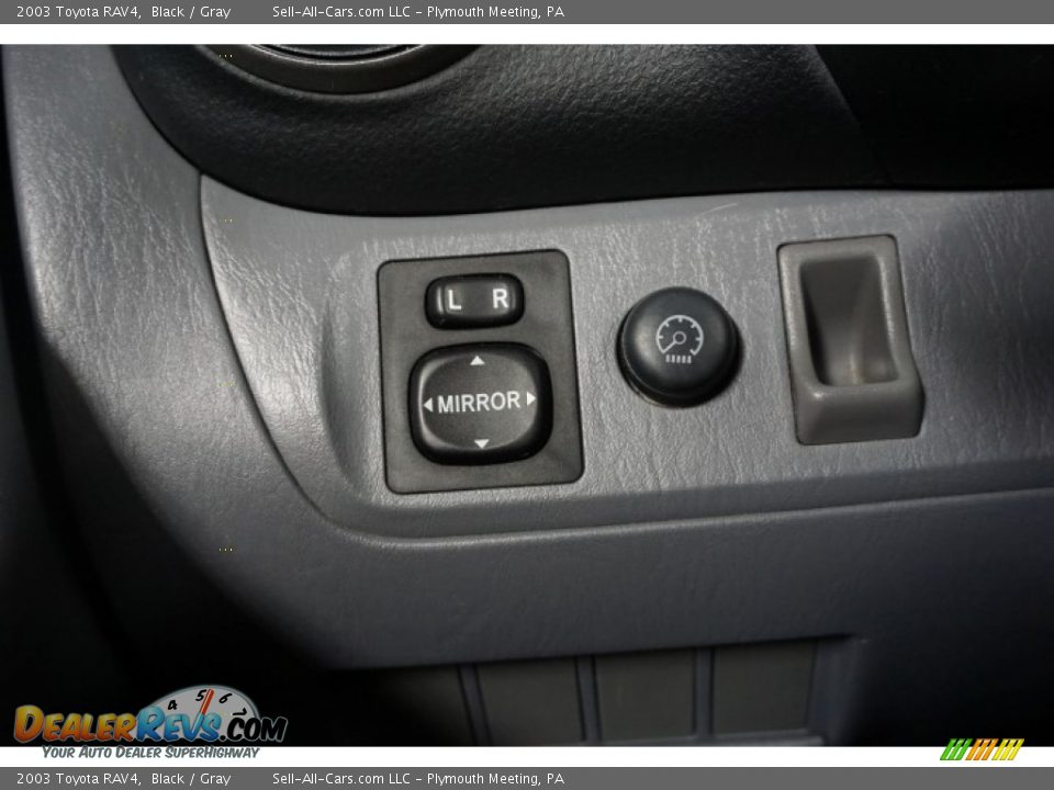 2003 Toyota RAV4 Black / Gray Photo #32