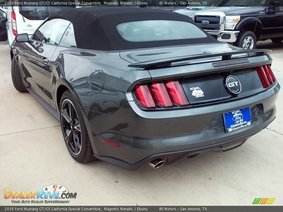 2016 Ford Mustang GT/CS California Special Convertible Magnetic Metallic / Ebony Photo #15