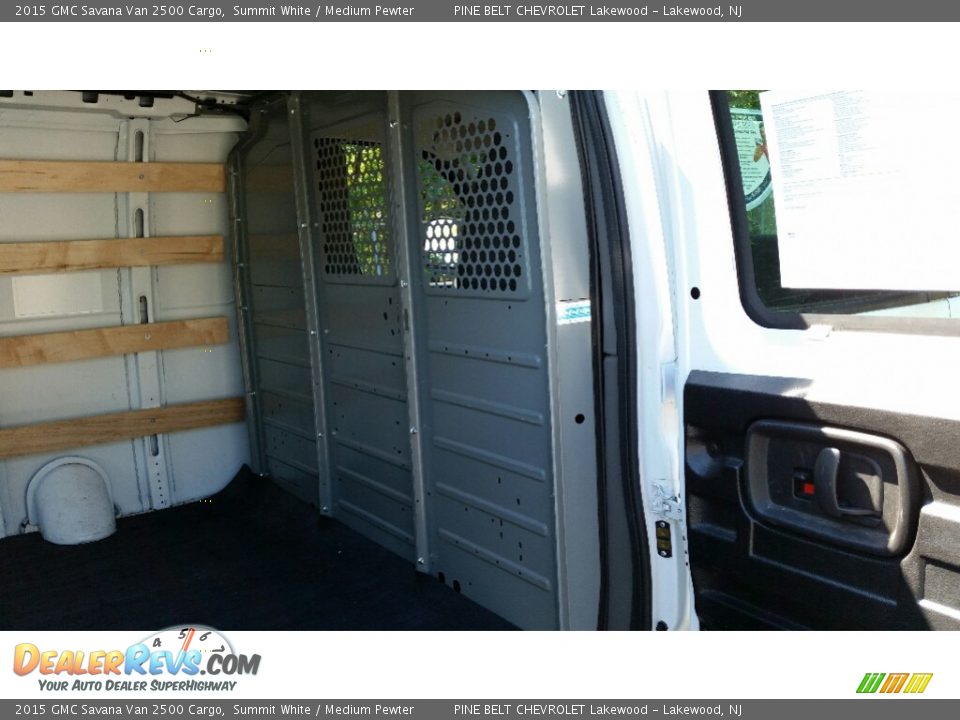 2015 GMC Savana Van 2500 Cargo Summit White / Medium Pewter Photo #8