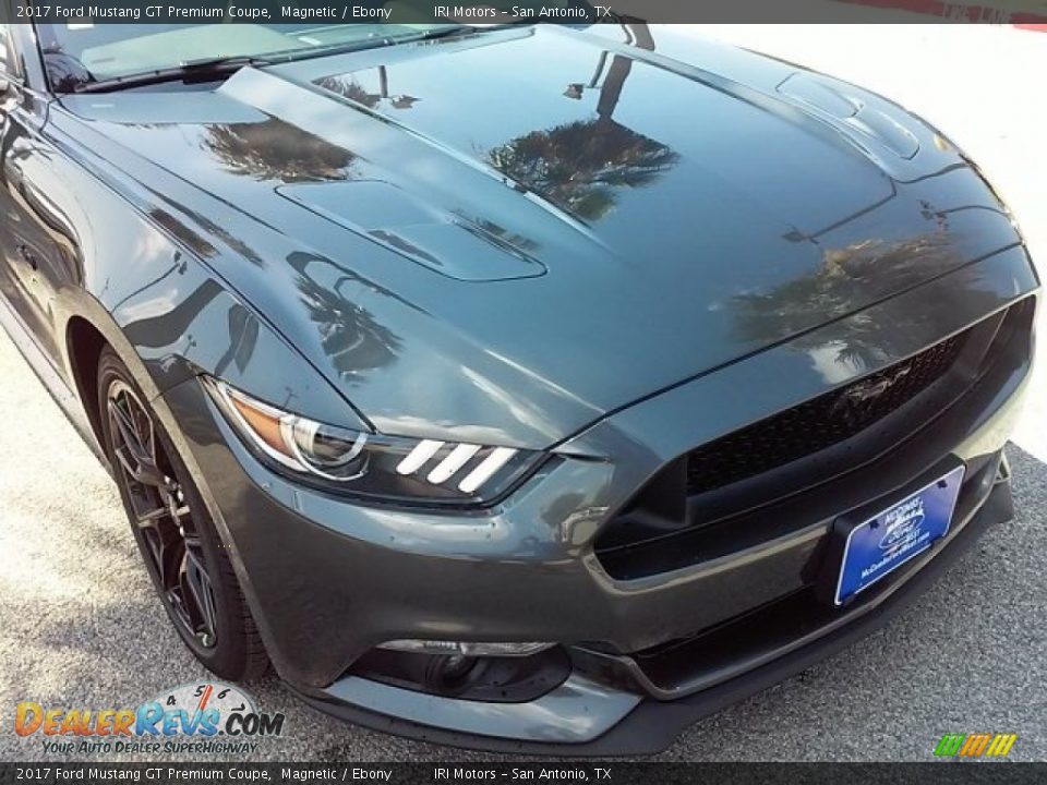 2017 Ford Mustang GT Premium Coupe Magnetic / Ebony Photo #30