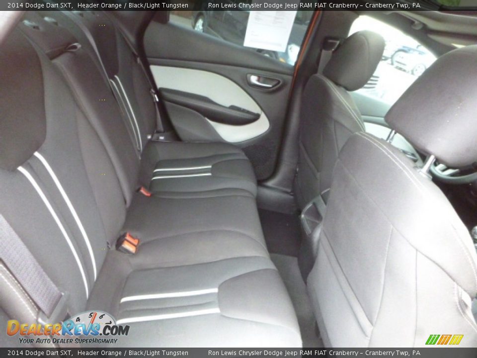 2014 Dodge Dart SXT Header Orange / Black/Light Tungsten Photo #4