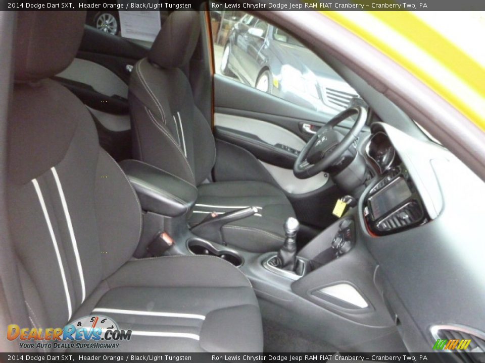 2014 Dodge Dart SXT Header Orange / Black/Light Tungsten Photo #5