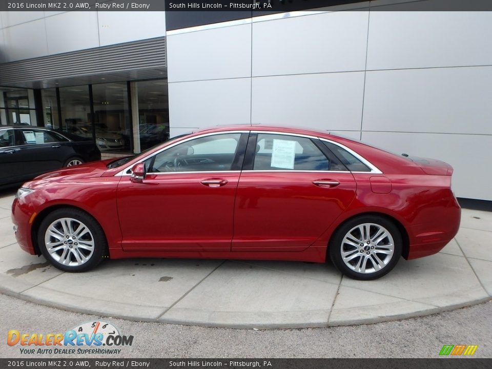 Ruby Red 2016 Lincoln MKZ 2.0 AWD Photo #2