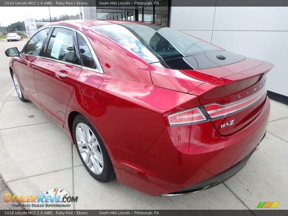 Ruby Red 2016 Lincoln MKZ 2.0 AWD Photo #3