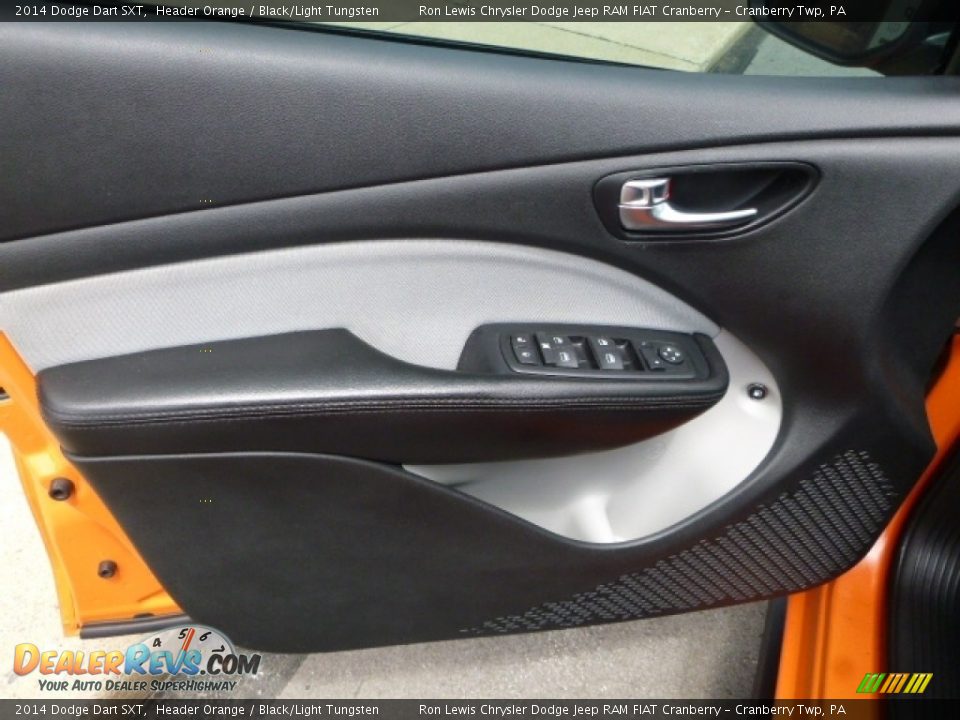 2014 Dodge Dart SXT Header Orange / Black/Light Tungsten Photo #14