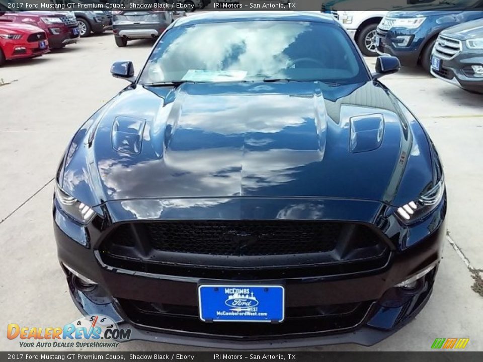 2017 Ford Mustang GT Premium Coupe Shadow Black / Ebony Photo #24