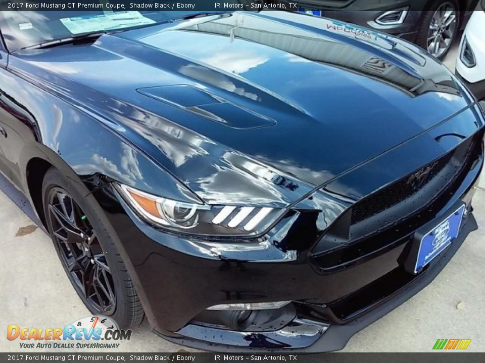 2017 Ford Mustang GT Premium Coupe Shadow Black / Ebony Photo #28