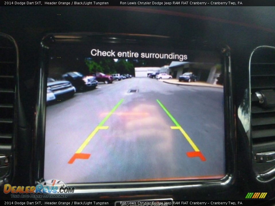 2014 Dodge Dart SXT Header Orange / Black/Light Tungsten Photo #21