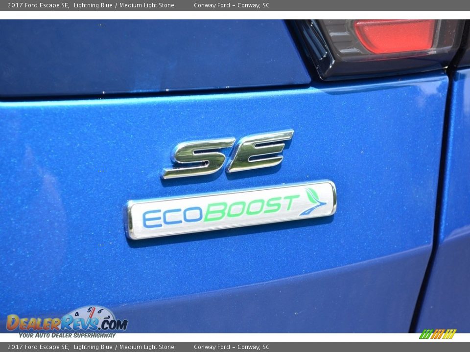 2017 Ford Escape SE Lightning Blue / Medium Light Stone Photo #4