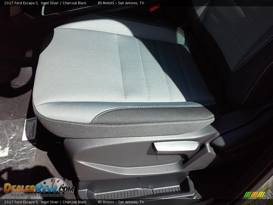 2017 Ford Escape S Ingot Silver / Charcoal Black Photo #3