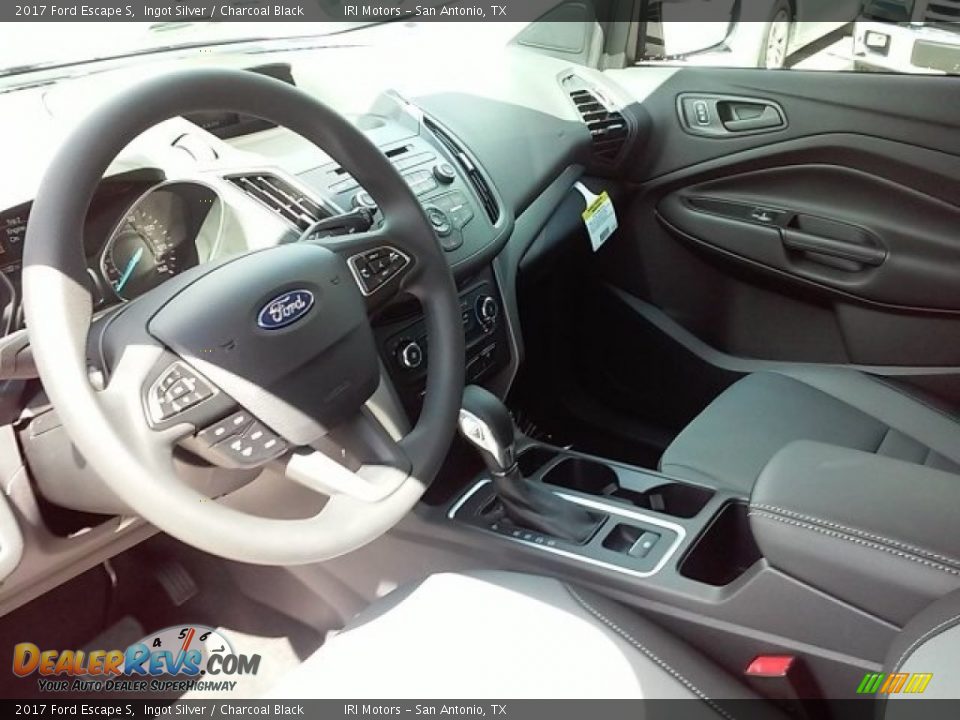 2017 Ford Escape S Ingot Silver / Charcoal Black Photo #5