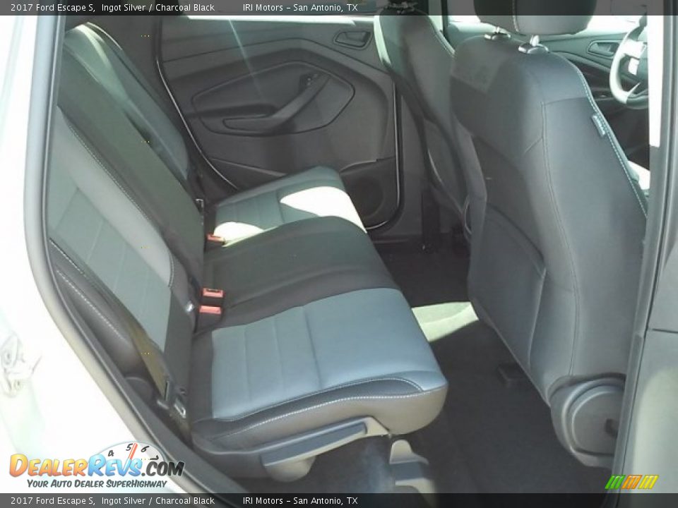 2017 Ford Escape S Ingot Silver / Charcoal Black Photo #14