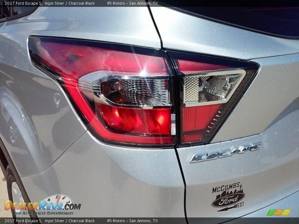 2017 Ford Escape S Ingot Silver / Charcoal Black Photo #15