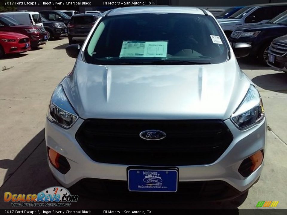 2017 Ford Escape S Ingot Silver / Charcoal Black Photo #20