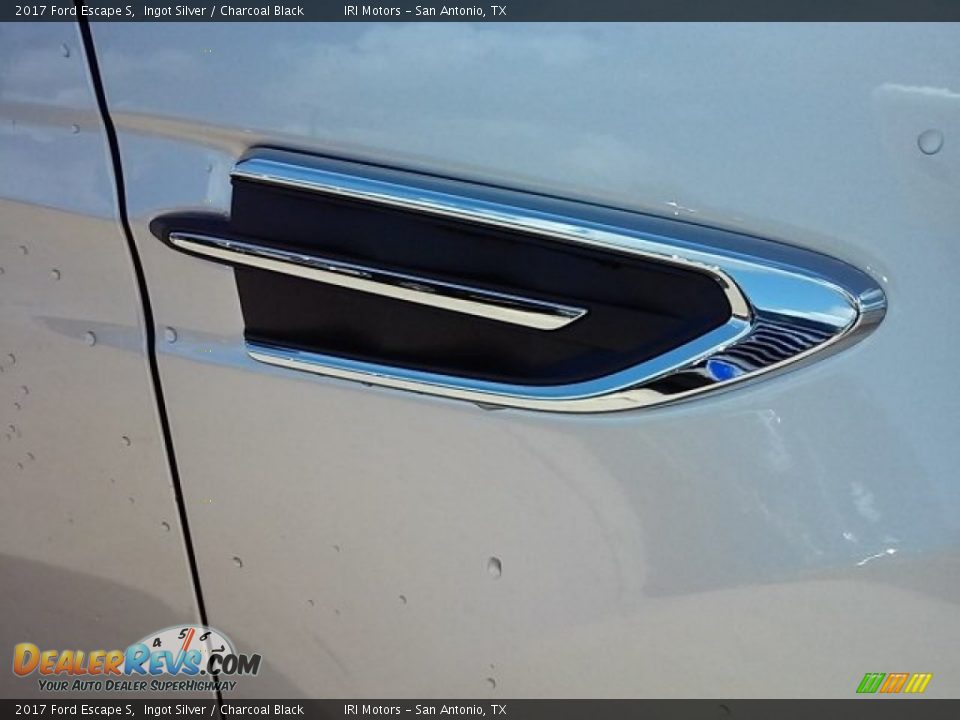 2017 Ford Escape S Ingot Silver / Charcoal Black Photo #22