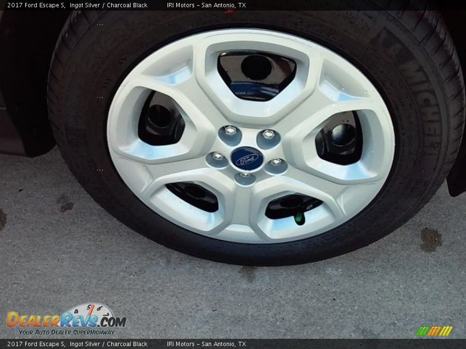 2017 Ford Escape S Ingot Silver / Charcoal Black Photo #23