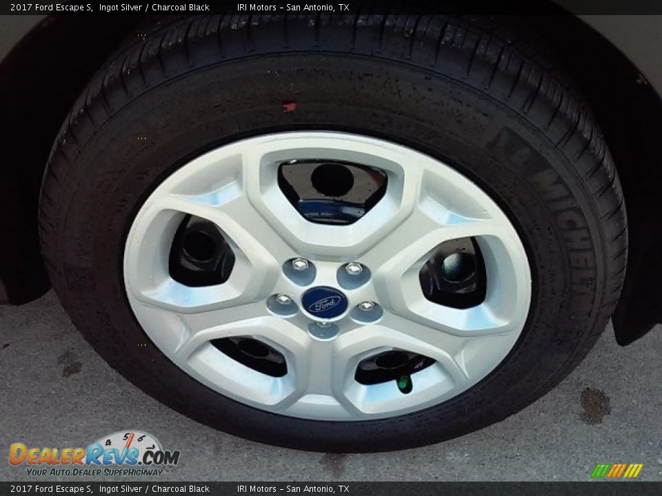 2017 Ford Escape S Ingot Silver / Charcoal Black Photo #24