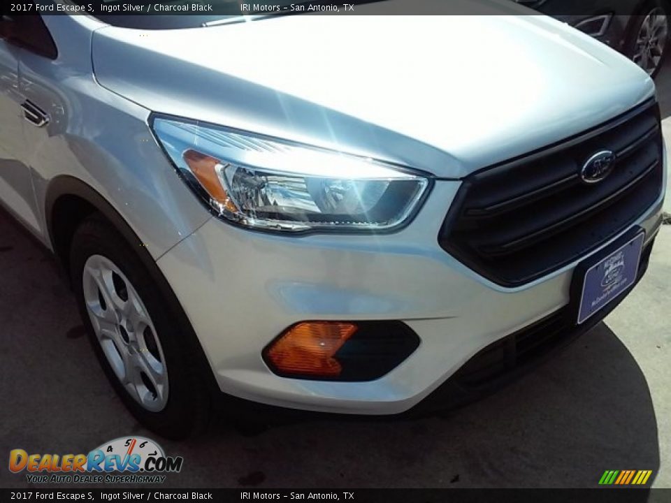 2017 Ford Escape S Ingot Silver / Charcoal Black Photo #25