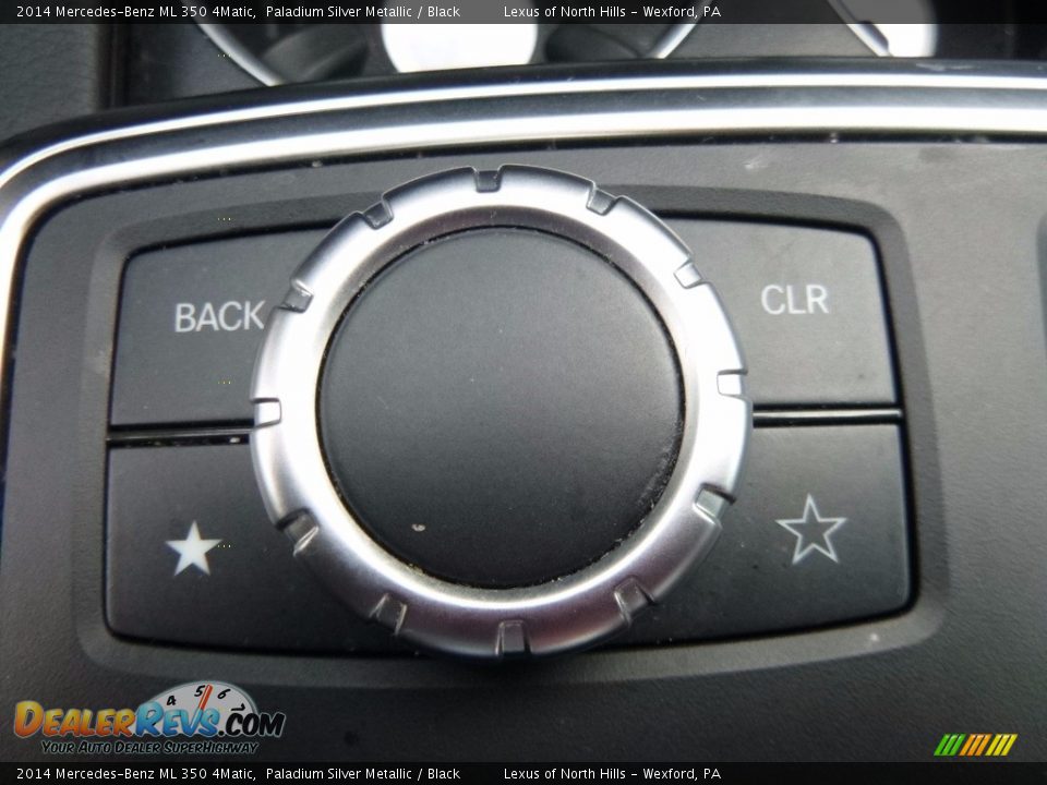 2014 Mercedes-Benz ML 350 4Matic Paladium Silver Metallic / Black Photo #19
