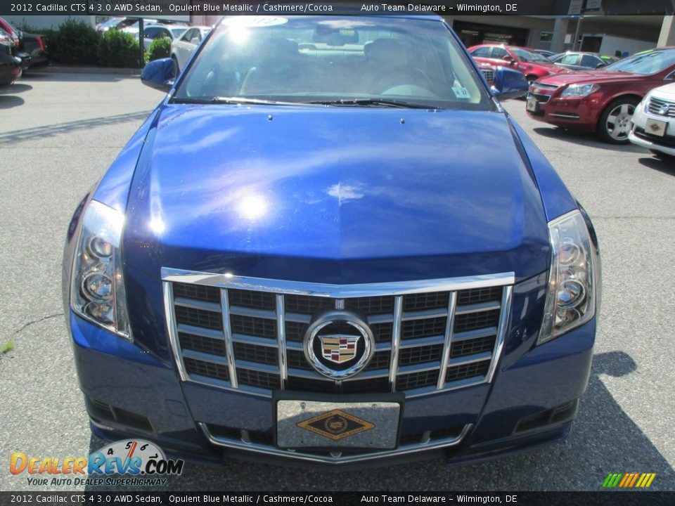 2012 Cadillac CTS 4 3.0 AWD Sedan Opulent Blue Metallic / Cashmere/Cocoa Photo #9