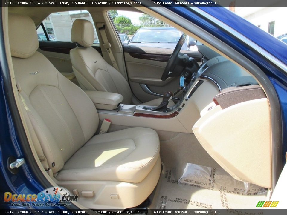 2012 Cadillac CTS 4 3.0 AWD Sedan Opulent Blue Metallic / Cashmere/Cocoa Photo #22