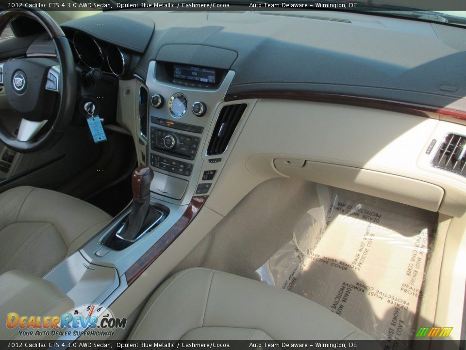 2012 Cadillac CTS 4 3.0 AWD Sedan Opulent Blue Metallic / Cashmere/Cocoa Photo #23