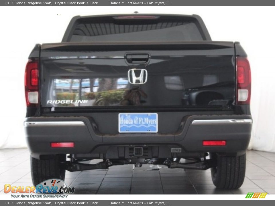 2017 Honda Ridgeline Sport Crystal Black Pearl / Black Photo #6