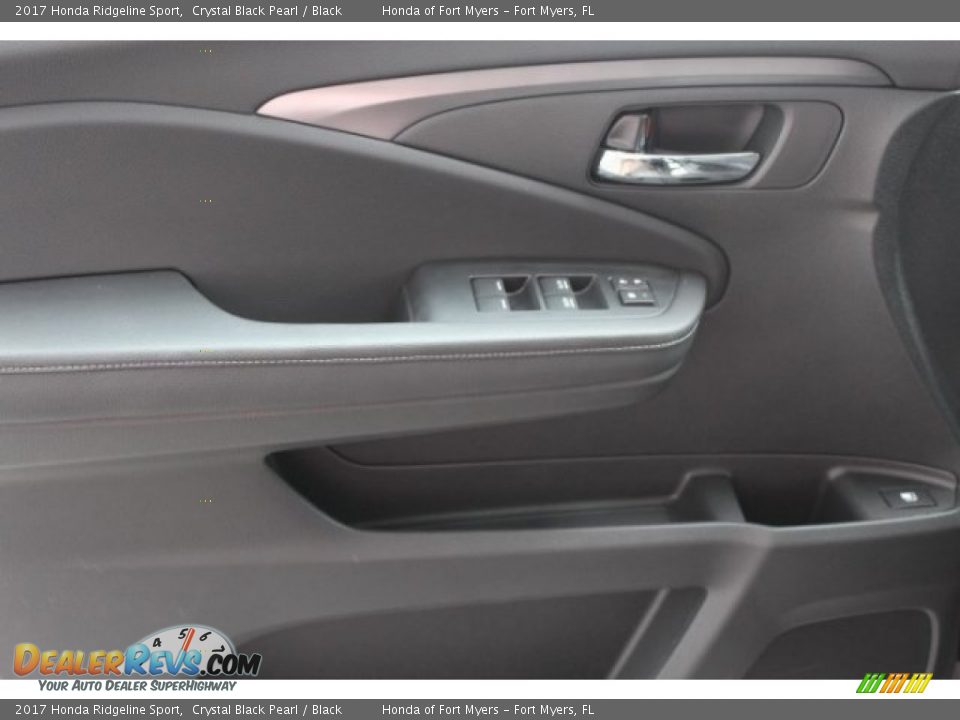 2017 Honda Ridgeline Sport Crystal Black Pearl / Black Photo #7