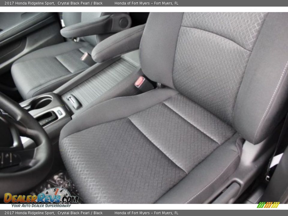2017 Honda Ridgeline Sport Crystal Black Pearl / Black Photo #10
