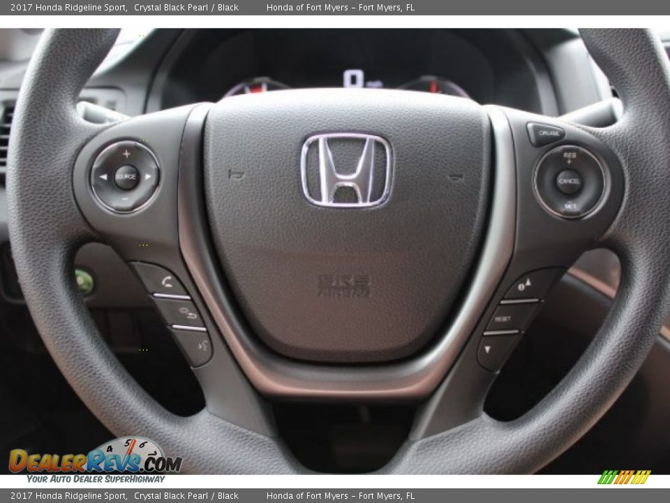 2017 Honda Ridgeline Sport Steering Wheel Photo #12